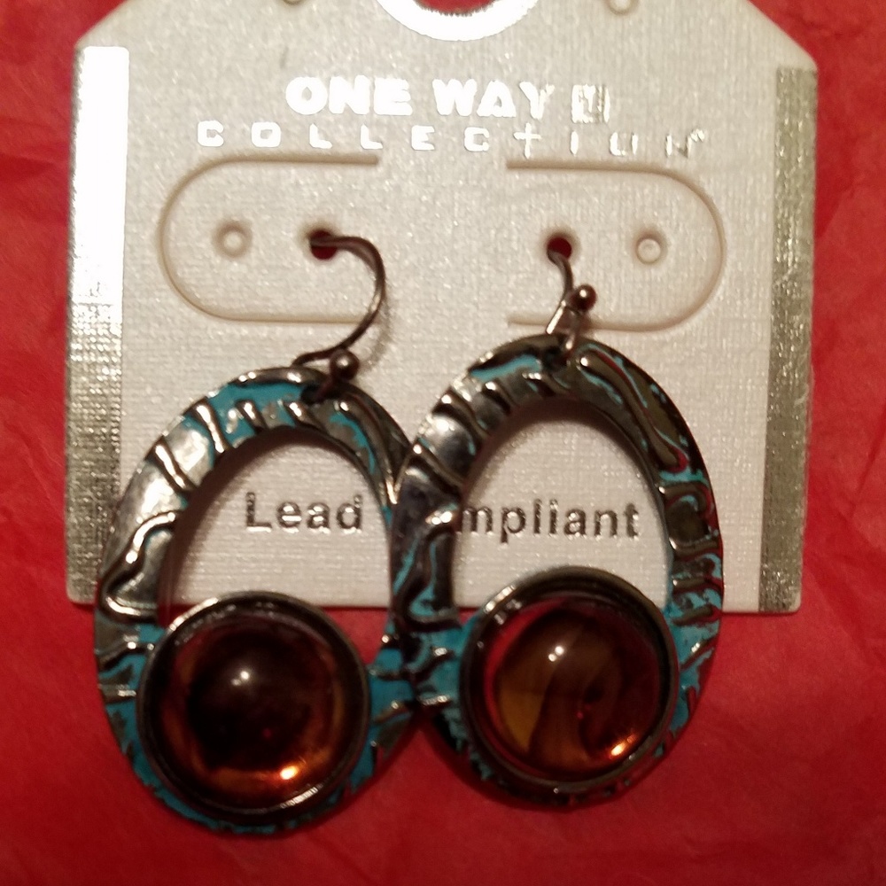 Pretty stone earrings